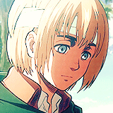 armin in episode 18lots of dramatic hair flips