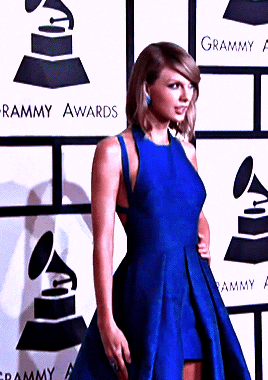 Taylor Swift at GRAMMY Fashion Cam (2015)→ countdown to The 2021 GRAMMYs.
