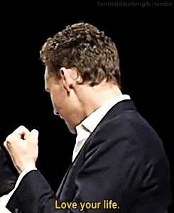 tomhiddleston-gifs:   Tom Hiddleston, bringing you words and quotes of wisdom since