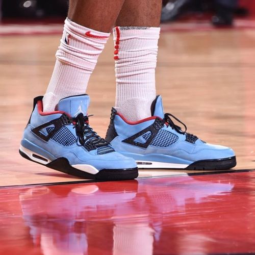 thekicksonfire - IT’S LIT! PJ Tucker debuted the Travis Scott x...