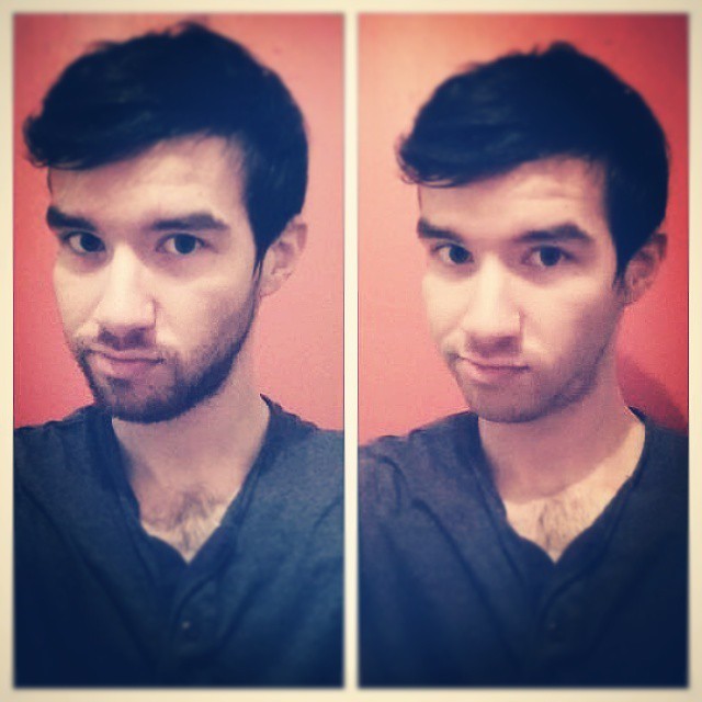 sombre-songbird:Baby faced. 21-12 #selfie #gay #shaven