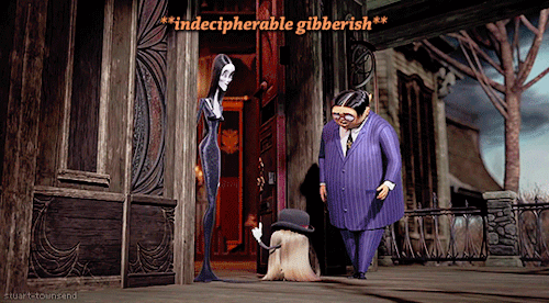 shadowy-dumbo-octopus: pepperparker: stuart-townsend: The Addams Family ( 2019 ) There was a voic