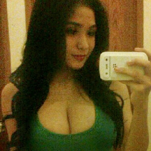 busty-slim-girls:  Big breasted Indonesian model Sisi Salsabila  Do you like busty