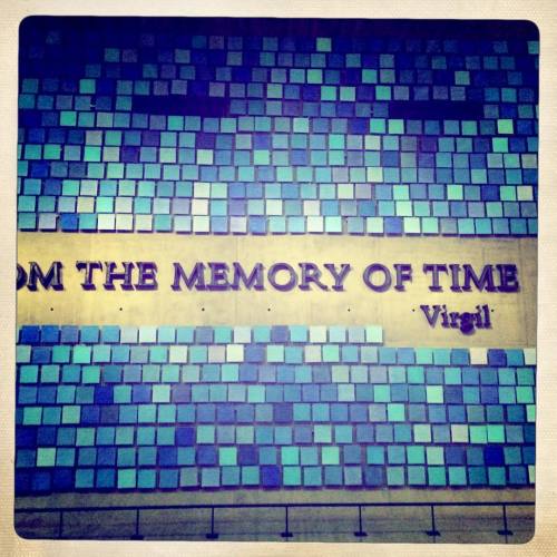 <p>The memory of time… #911 #911memorial #virgil #nyc2016  (at National September 11 Memorial & Museum)</p>