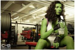 cosplaycostumeplay:  Series: Marvel Comics (She-Hulk)Character: She-Hulk (Jennifer Walters)Cosplayer: Margie CoxPhotographer: Dru Phillips 