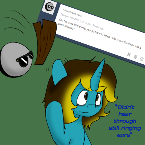 asksweetdisaster:Storm: I guess I’ll put her to bed?Sweet: Zzzzz…  x3 Aww~