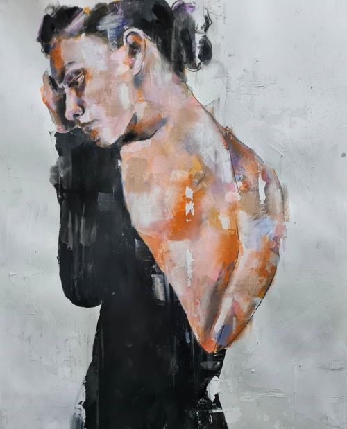 Back study in mixedmedia on paper. Just sold through artfinder and soon off to a collector in the US