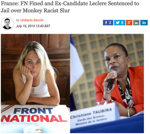 theblackdream: stubbytuna: residentgoodgirl: About the French Minister of Justice, Christiane Taubir