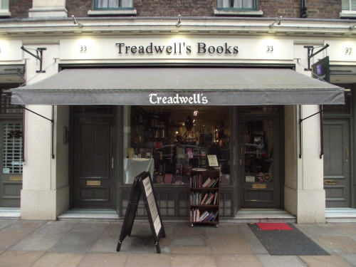 Treadwell’s, WC1E. On to an emporium of esoteric erudition; Treadwell’s has advanced the experience 