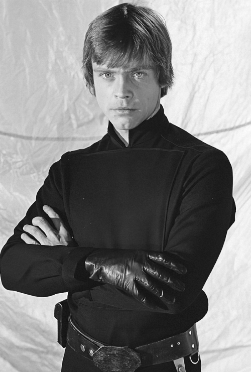 tatooineknights:Behind the Scenes - Mark Hamill, Return of the Jedi