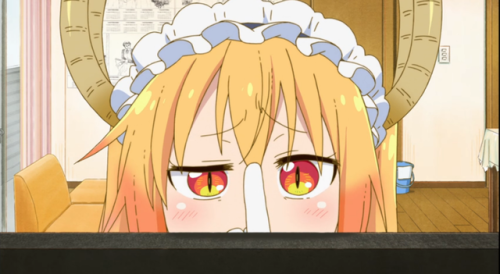 tohru-cute-maid: The same expression. “Eh…?”  that’s my tohru <3