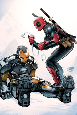 daily-superheroes:  Deadpool #36 cover by D.Nahttp://daily-superheroes.tumblr.com