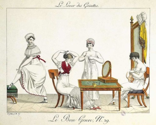 Le Lever des Grisettes. Le Bon Genre, n°29.1807 © RMN Grand Palais 