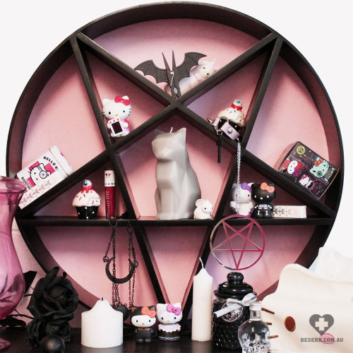 beserkclothing:  Decipher Designs - Pink Pentagram ShelfShop now on + Beserk +