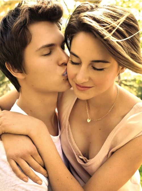 Shailene Woodley and Ansel Elgort for Entertainment Weekly 2014. As if these two couldn’t get 