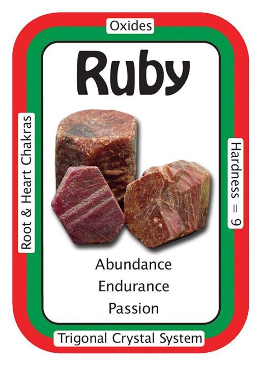 healingcrystals-crystaltalk:  Crystal Card of the Day: Ruby, “I thrive in all areas