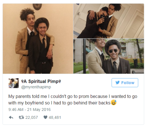 Everyone Is Loving This Guy’s Tweet About Secretly Taking His Boyfriend To Prom“Myren, a Maryland hi
