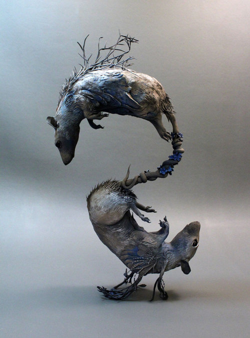 The Natural History Surrealist Sculptures of Ellen Jewett-The wild and mystical assemblages by artis