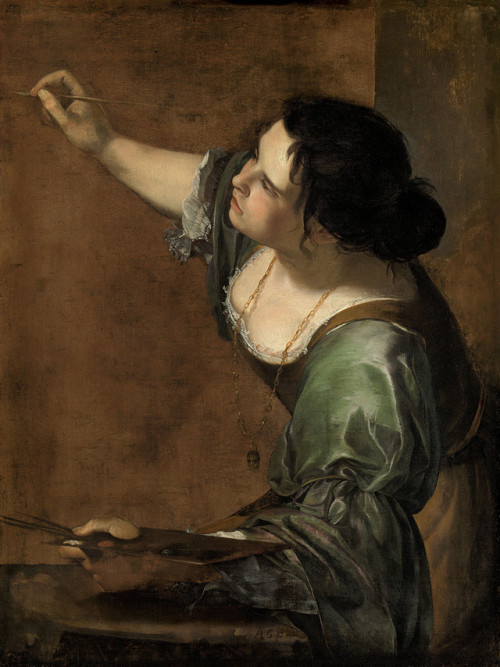 pintoras:Early women painters’ self-portraits:Judith Leyster (Dutch, 1609 - 1660) Artemisia Gentiles