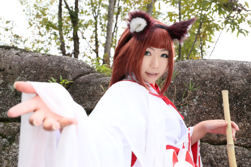 Cute Cosplay GIrl Higurashi Rin (Kitsune-Chan 3) 1-6