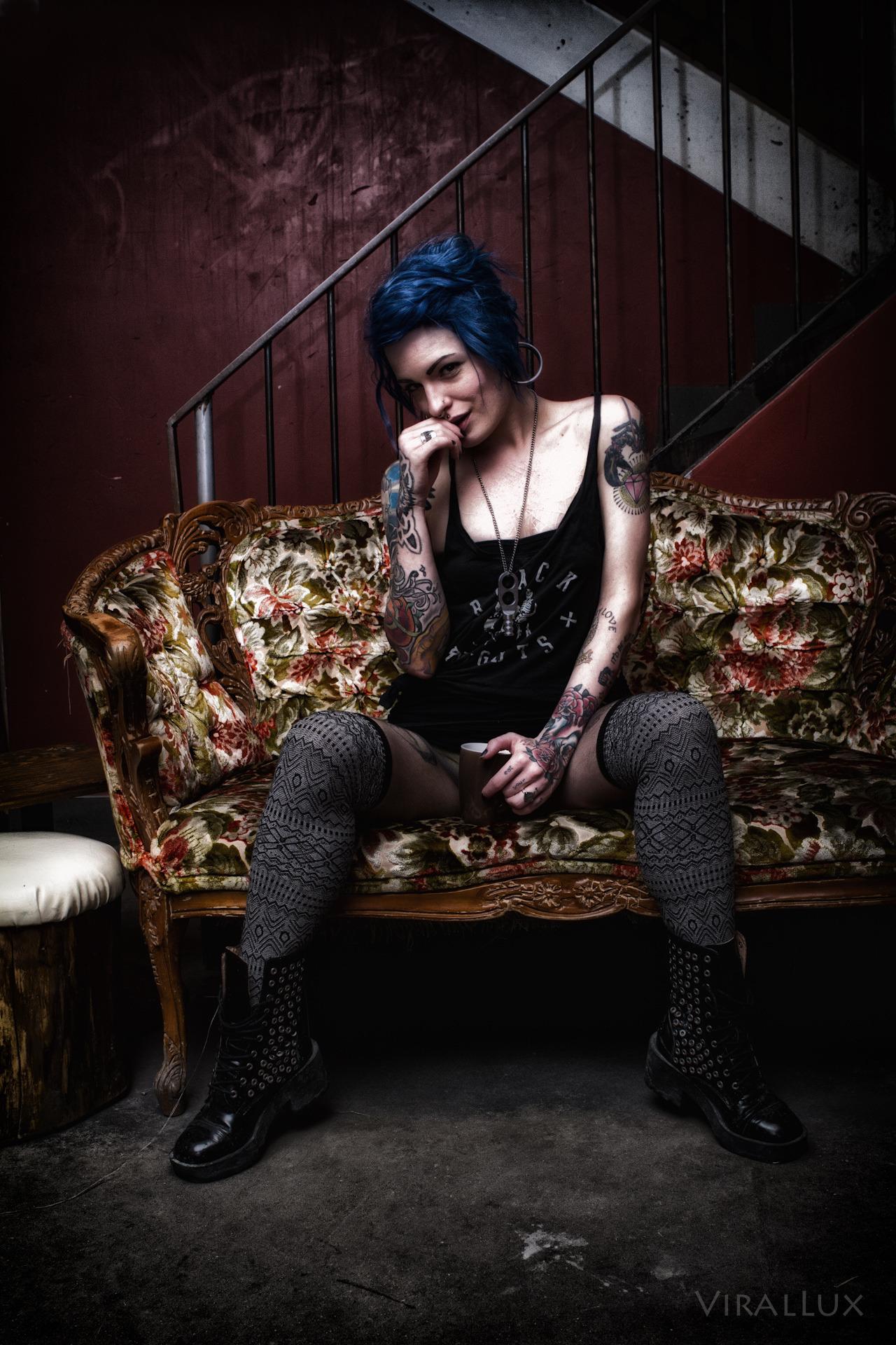 virallux:  Sally J - Cafe Part of the harsh series from our cafe mini-shoot..the