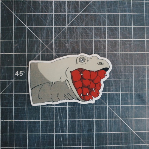 Arguably one of my favorite drawings I’ve ever done, this komodo dragon is available as a sticker on