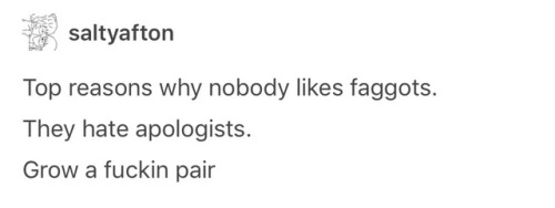 Trigger Warning: Homophobic Slurs, Anti-semitism, Just Overall Hatered.