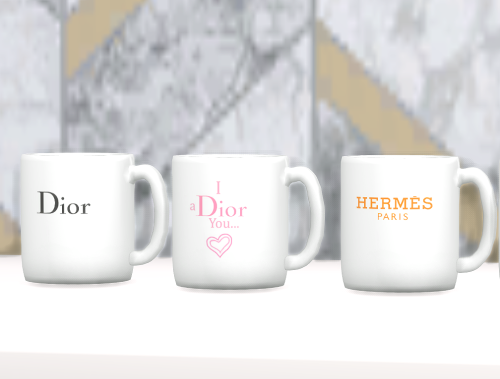 DESIGNER MUGS  Now on my PatreonDOWNLOAD (Free!) *New Mesh by me* &mdash;&mda