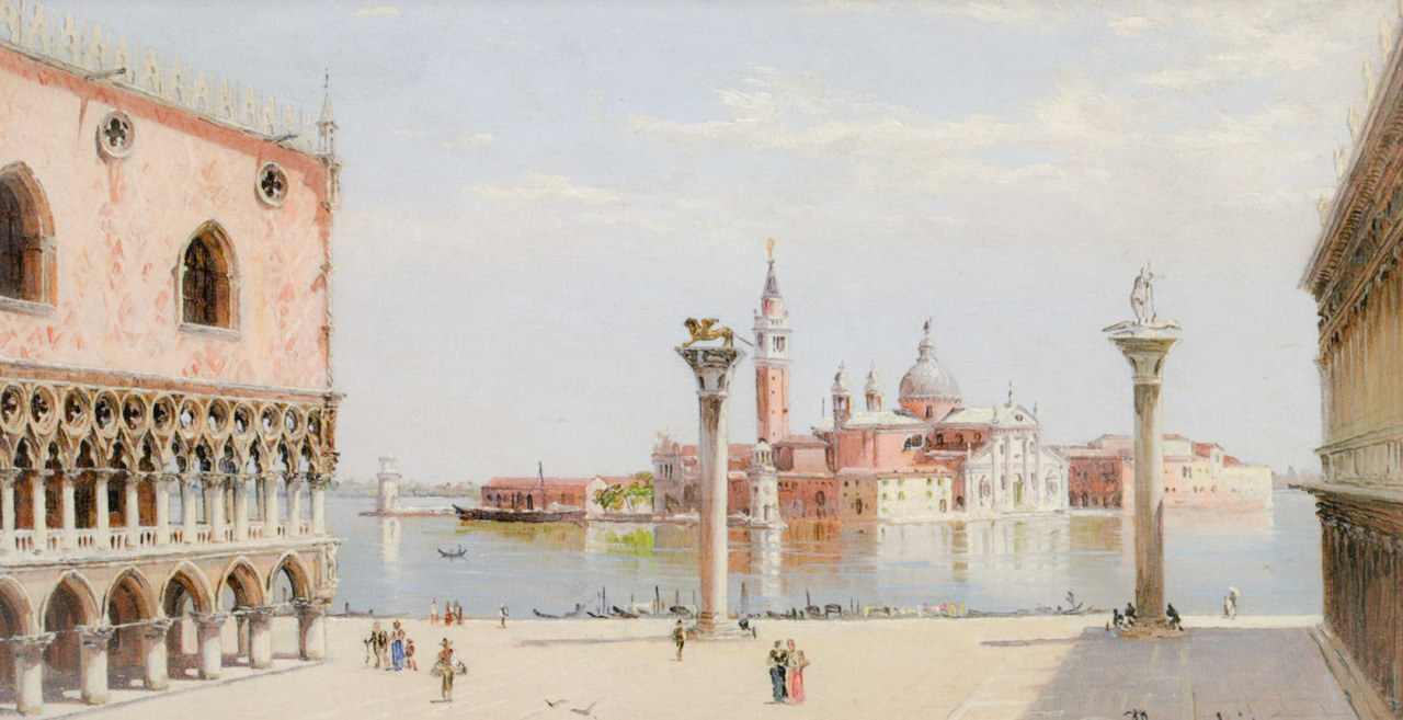 inividia:The Dogana, Venice;  San Giorgio Maggiore, Venice; Antonietta Brandeis (Czech,
