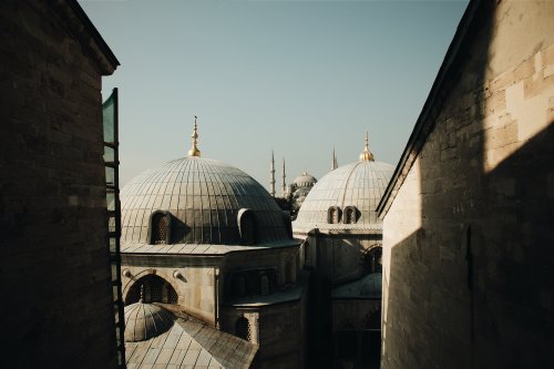 From the window of the Hagia Sophia(Istanbul, Turkey).