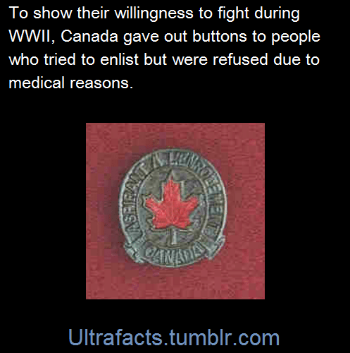ultrafacts:Not everyone attempting to enlist in the Canadian Forces met the existing