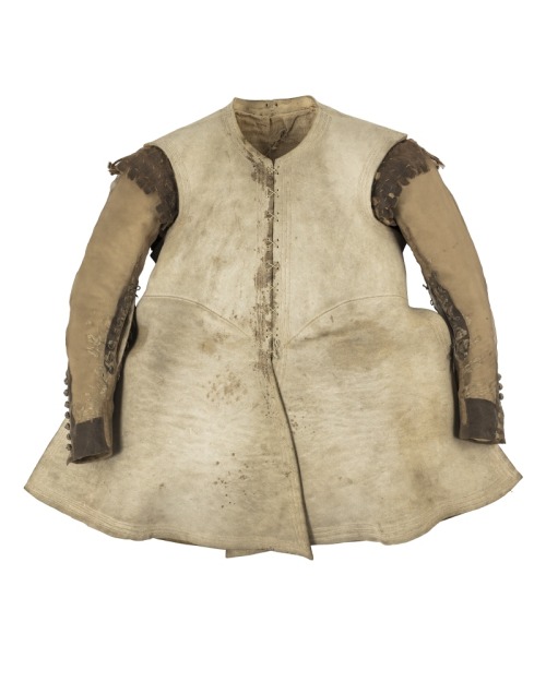history-of-fashion:  1627 Outfit (doublet, breeches) worn by Gustav II Adolf of Sweden moose skin, s