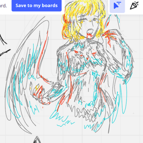 Doodles From A Class And Whiteboard That My Friend Hosted Earlier :>
