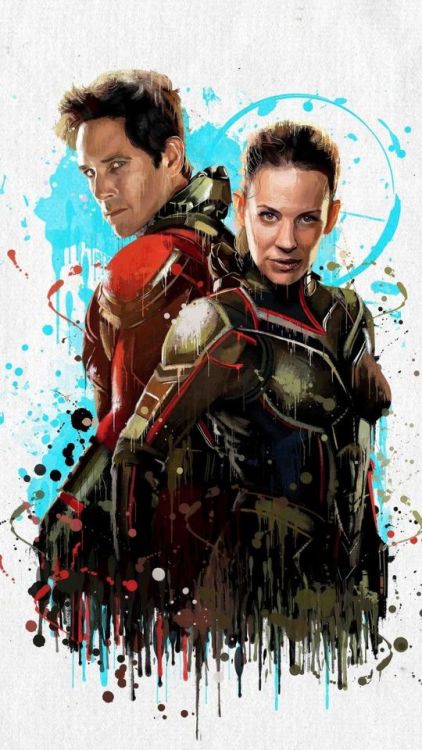 Artwork, Ant-man and the Wasp, movie, superhero team, 720x1280 wallpaper @wallpapersmug : https://if