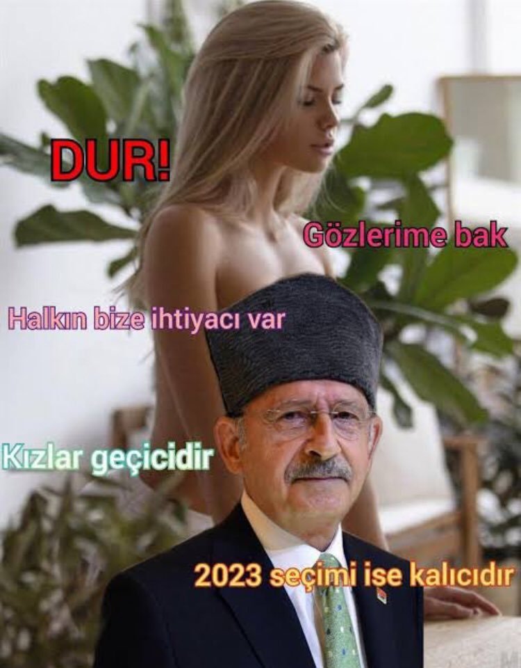 DUR! Halkın bize ihtiyacı...