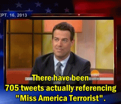 imyourfreudianslip:  tastefullyoffensive:  Colbert on Miss America [via]  He’s