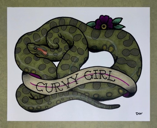 Green Anaconda commission. I also have prints available. Please, no Sir-Mix-Alot references. #anacon