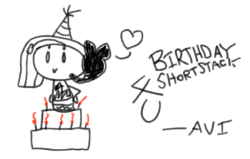 avidraco:  a little doodle of a little cake