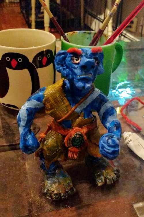 d20-darling:hag-o-hags:There’s no back story worth telling. I found Sculpy, and I made a Feegle maqu
