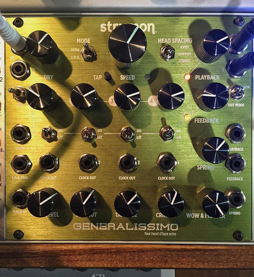 devinesound:  Strymon Generalissimo surprisingly responds very well to CV ! 👍🏻✨