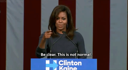 northgang:    Michelle Obama On Donald Trump’s Comments [x] …the third gif though