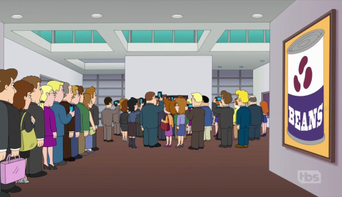 The Langley Falls Museum of Art, in American Dad, Portrait of Francine’s Genitals, S13E04, 201
