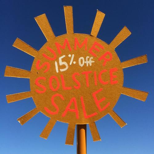 Celebrating the magical light of Summer Solstice with an Etsy sale! Take 15% off just tomorrow with 