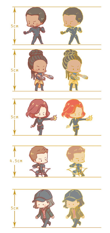 addigni:Kickstarter: Second Set of MCU Chibi Pins!I got lots of request from you all to make more mc