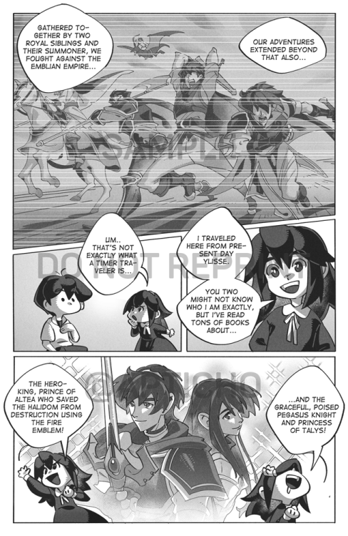 (read comic left to right) I HAVE GOOD NEWS!! im planning to pick up the lucina time travel au from 