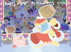 starkirby:happy 25th anniversary kirby!!