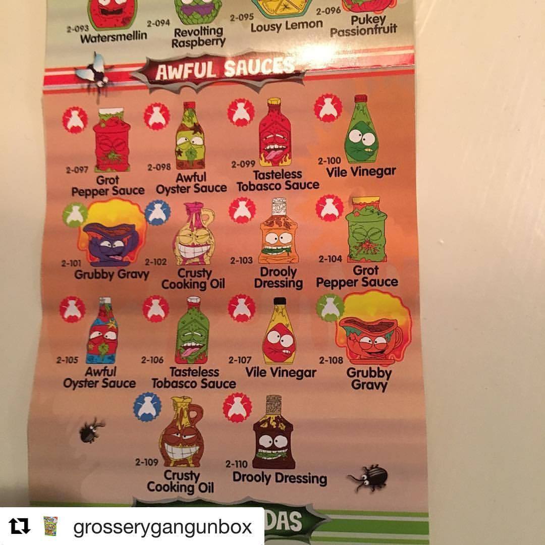 New The Grossery Gang Series 2 #2-098 Brown Awful Oyster Sauce