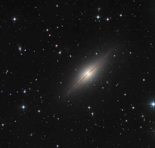 NGC 7814: The Little Sombrero in Pegasus : Point your telescope toward the high flying constellation