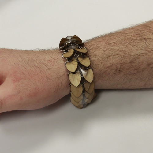Here's A Combination Of Wood And Clear Plastic Scales. This Particular One I Think Didn't Work Out Super