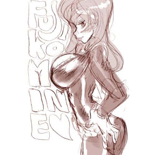 Fujiko Mine ~ See the full images and all variations of that first set, plus many other sketche